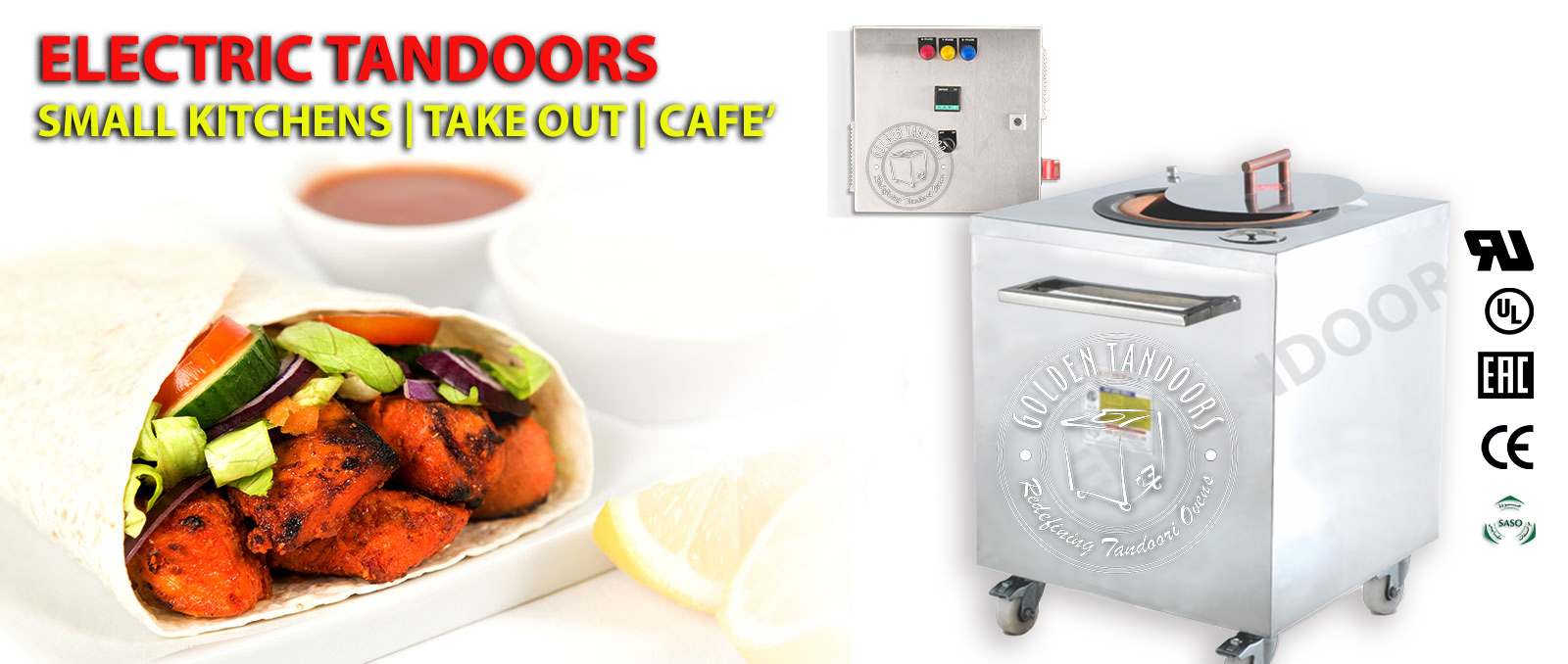 Electric Tandoor small kitchen cafe takeaway