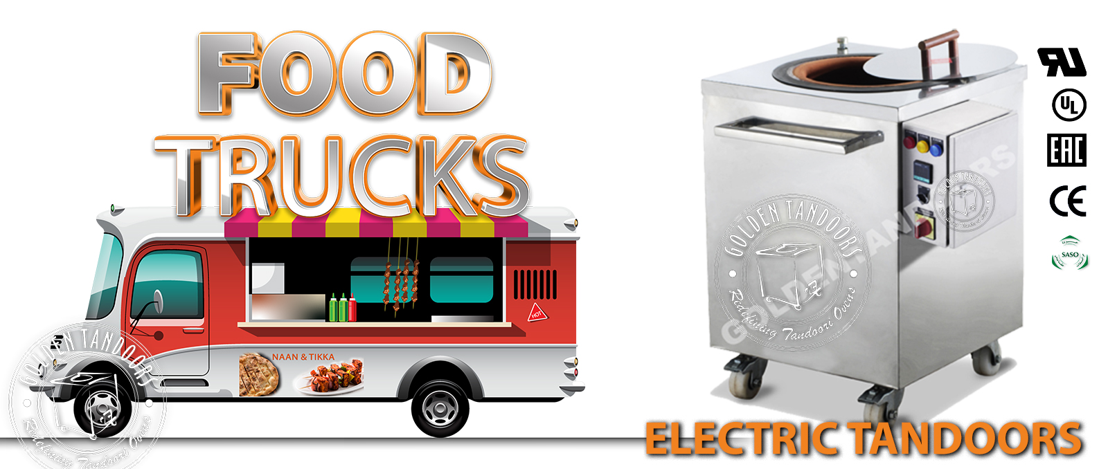 Electric tandoors for food trucks