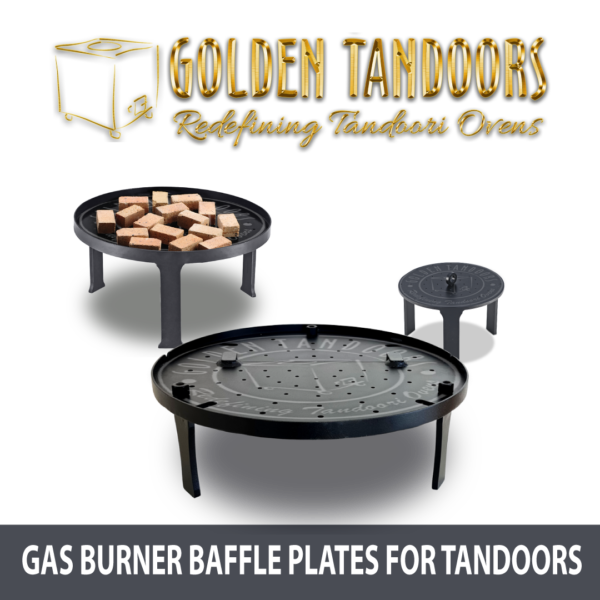 Burner plate gas tandoor oven