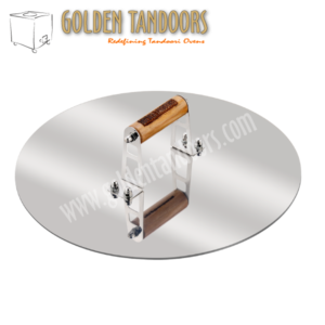Tandoor mouth cover stainless steel