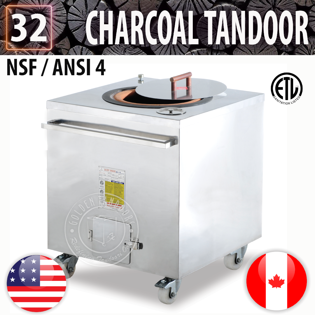 USA - GT-8000 NSF/ANSI-4 Certified 32 inch Tandoor - Goldentandoors